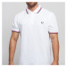 FRED PERRY Twin Tipped Fred Perry Shirt bílé