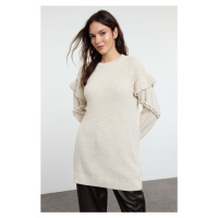 Trendyol Stone Hair Knit Detailed Knitwear Sweater