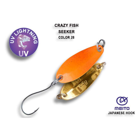 Crazy Fish Plandavka Seeker Barva 28 Hmotnost: 2,5g