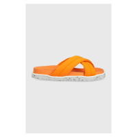 Pantofle Surface Project dámské, oranžová barva, na platformě