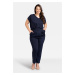 Karko Woman's Jumpsuit Q283 Navy Blue