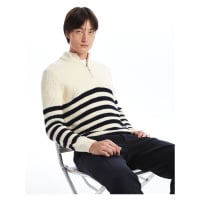 LC Waikiki High Collar Long Sleeve Men's Knitwear Sweater