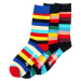 Meatfly pánské ponožky Regular Stripe Gift Pack | Mnohobarevná