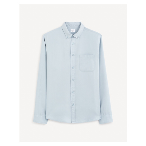 Celio Košile lyocell regular Gacocel - Pánské