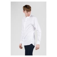 Tommy Hilfiger Shirt - TWO TONE DOBBY SHIRT white