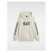 VANS Fleurs Boy Friend Fit Pullover Hoodie Women White, Size