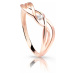 Cutie Jewellery Jemný prsten z růžového zlata Z6712-1843-10-X-4 48 mm