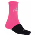 Sensor Tour Merino Sportovní ponožky ZK16100069 růžová/černá