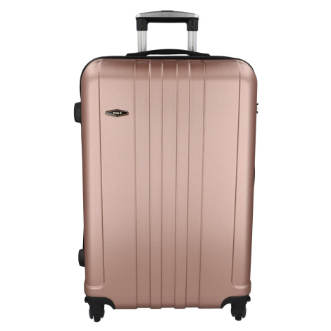 Cestovní kufr Normand Ros Gold, růžová/zlatá sada L RGL