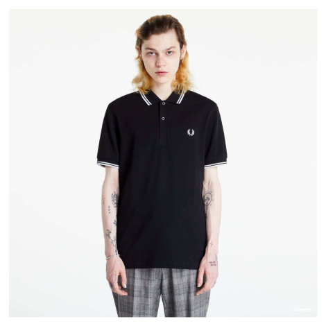 FRED PERRY Twin Tipped Shirt Black