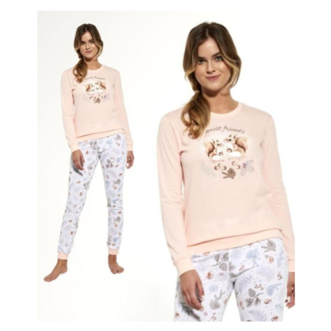 Dámské pyžamo Cornette Squirrel 467/299 | růžová