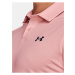 Světle růžové pánské sportovní polo tričko Under Armour