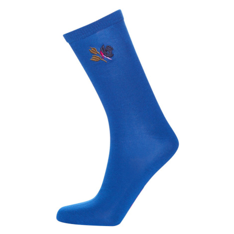 PONOŽKY GANT D1. 1-PACK ANKLE EMBROIDERY SOCKS modrá