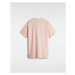 VANS Left Chest Logo T-shirt Women Pink, Size