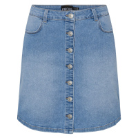 Pieces Dámská sukně PCPEGGY 17126258 Light Blue Denim