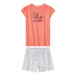 Dívčí pyžamo (oranžová/šedá)