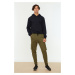 Trendyol Sweatpants - Khaki - Slim