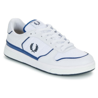 Fred Perry B300 Leather / Mesh Bílá