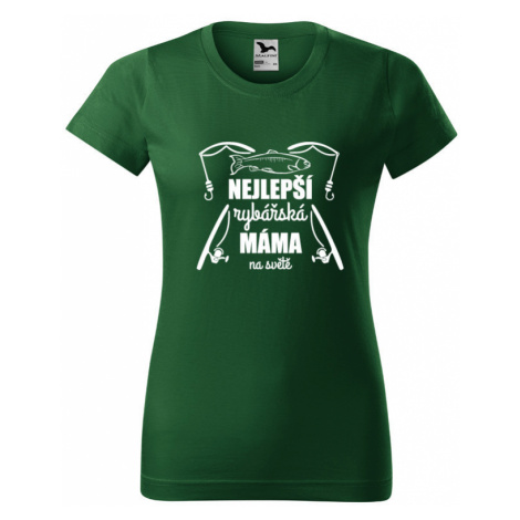 Rybářské triko Nejlepší rybářská máma na světě BezvaTriko