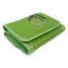 Zelená klopnová peněženka s výšivkou Adley HG Style