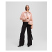 Bunda karl lagerfeld faux shearling jacket rose smoke