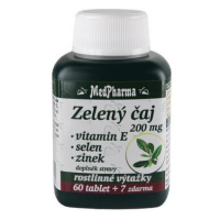 MedPharma Zelený čaj 200 mg + vitamín E + selen + zinek 67 tablet