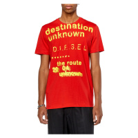 Tričko diesel t-diegor-k63 t-shirt červená