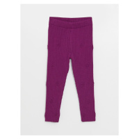 LC Waikiki Basic Elastic Waist Baby Girl Knitwear Leggings.