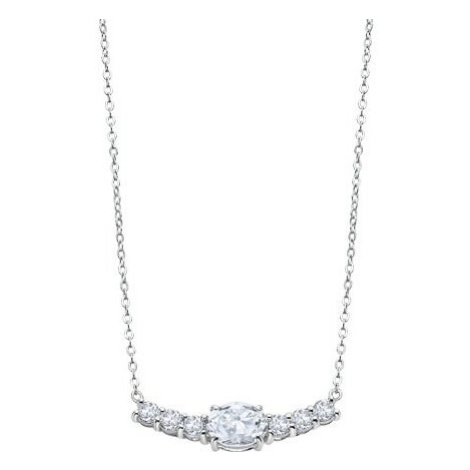 Lotus Silver Dechberoucí stříbrný náhrdelník s čirými krystaly Swarovski LP2011-1/1