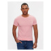 Tommy Jeans pánské růžové tričko