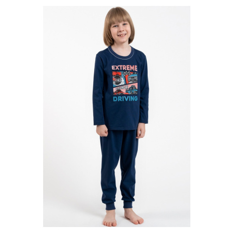 Chlapecké pyžamo Italian Fashion Explore - bavlna Tmavě modrá