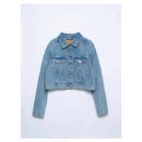 Big Star Woman's Jacket Outerwear 130413 Light Denim-206