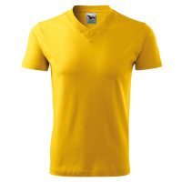 Malfini Heavy V-neck 160 Unisex triko 102 žlutá