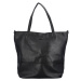 Trendová dámská koženková kabelka přes rameno Ramira,  černá