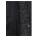Tmavě šedý žíhaný lehký kabát s kapucí ONLY Sedona
