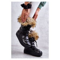 Dámské šněrovací boty do sněhu Santero