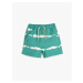 Koton Pocket Shorts with Tie Waist Tie-tie Patterned Cotton