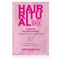 Dermacol Hair Ritual intenzivní regenerační maska na vlasy 15 ml