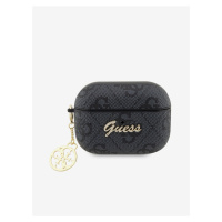 Guess 4G Script PC/PU Charm Pouzdro pro AirPods Pro 2 Black