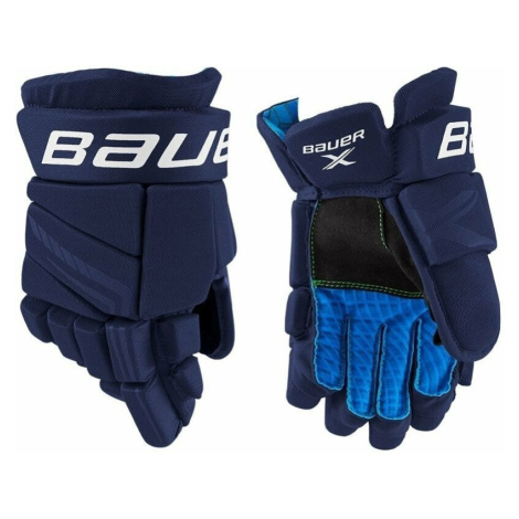Bauer S21 X JR Navy Hokejové rukavice