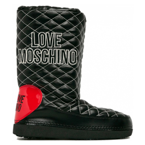 Černé sněhule - LOVE MOSCHINO