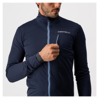 CASTELLI Cyklistická zateplená bunda - GO - modrá