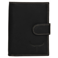 Pánská kožená peněženka Wild Buffalo Kens - černá