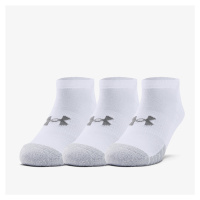 Under Armour Heatgear No Show Socks White