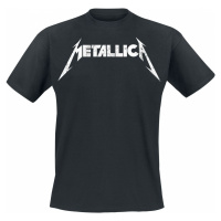 Metallica Textured Logo Tričko černá