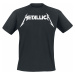 Metallica Textured Logo Tričko černá