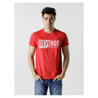 Červené pánské tričko Devergo