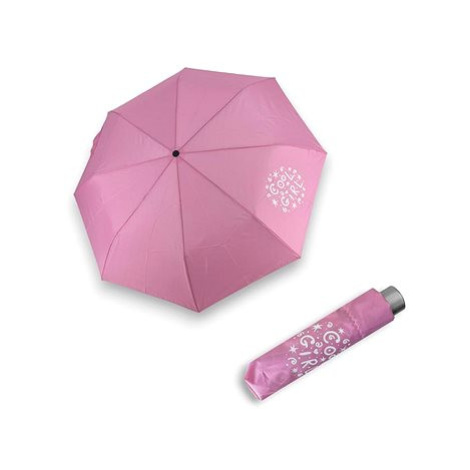 Doppler Mini Light Kids Pink Cool Girls - dětský skládací deštník růžová