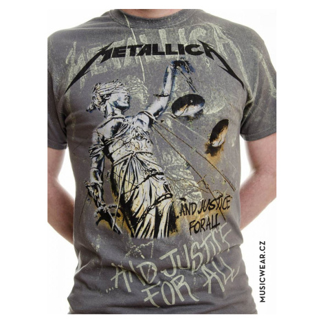 Metallica tričko, Justice Neon, pánské