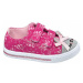 Růžové dětské bačkůrky na suchý zip Cupcake Couture